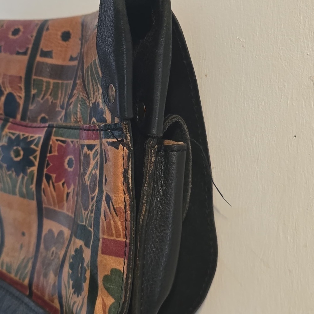 Patricia Nash Brown and Black Crossbody Bag - Picture 5 of 16